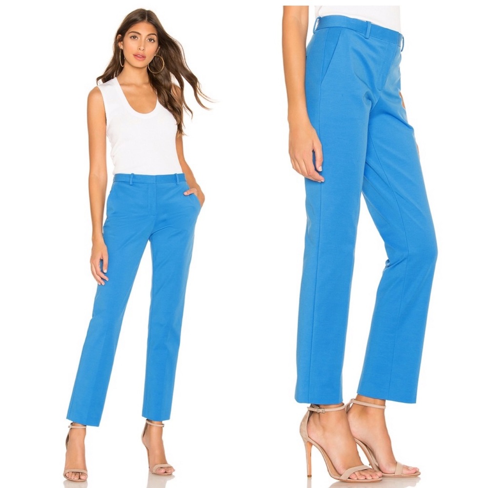 THEORY Pants Tailored Trouser Bright Blue Straight